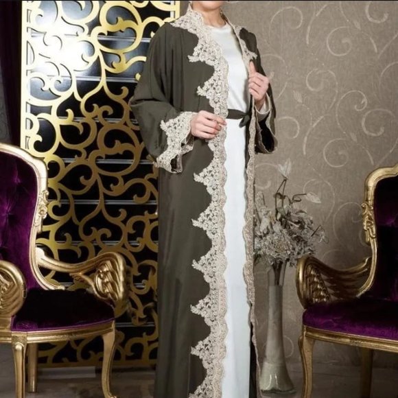 Other - Women's Abaya embroidered lace